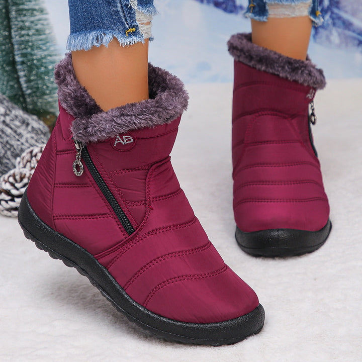 Ladies Thermo Winter Boots with Cozy Inner Lining and Side Zipper Lune London