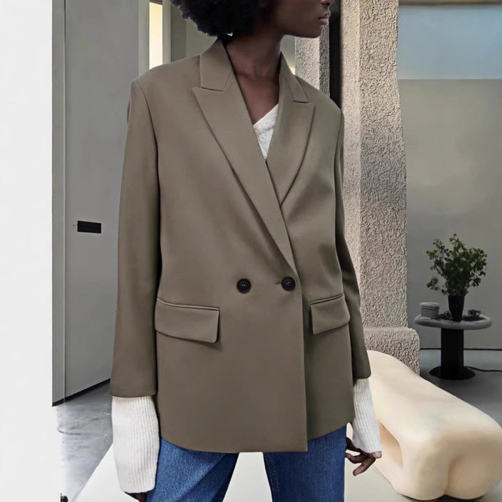 Ladies oversized blazer fashionable and stylish Lune London
