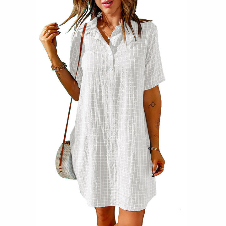 Casual dress for women with button detail and relaxed fit Lune London