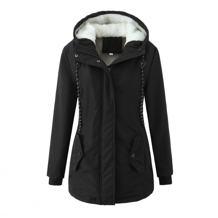 Ladies winter coat with soft inner lining Lune London