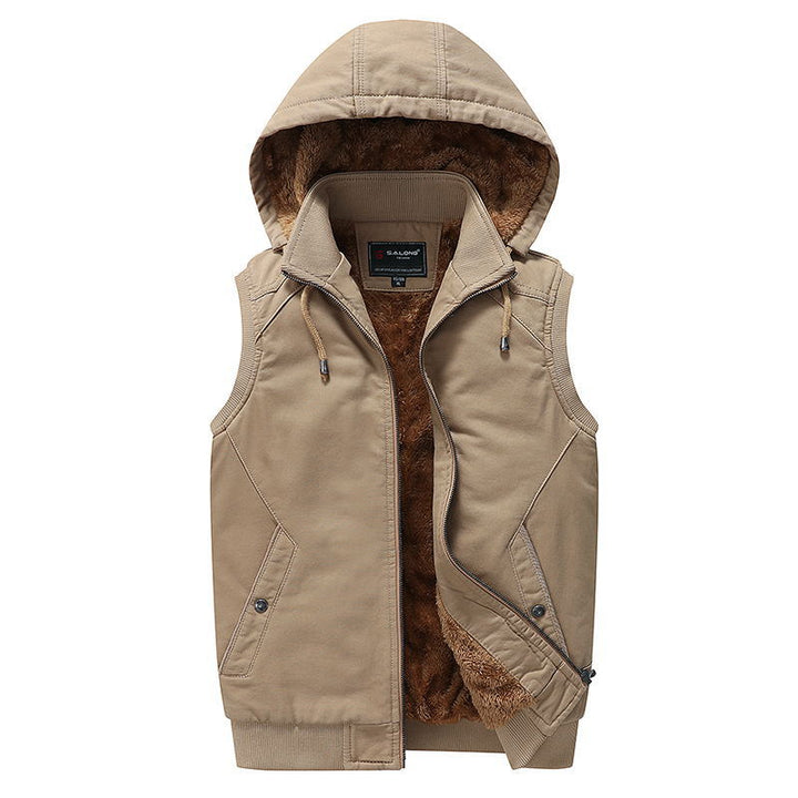 Men's down jacket with hood and soft lining Lune London