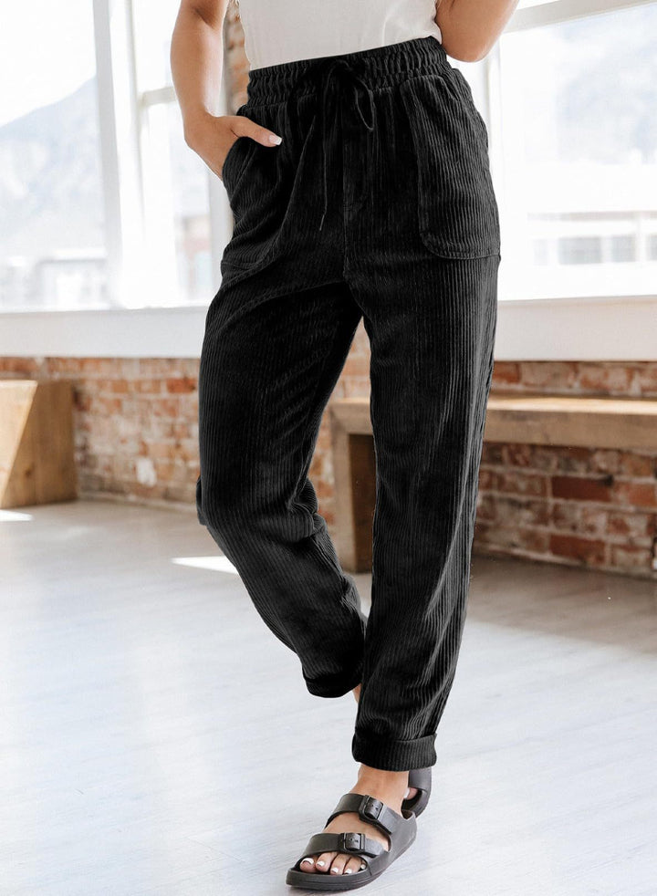 Women Relaxed Pleated Lounge Pants Lune London