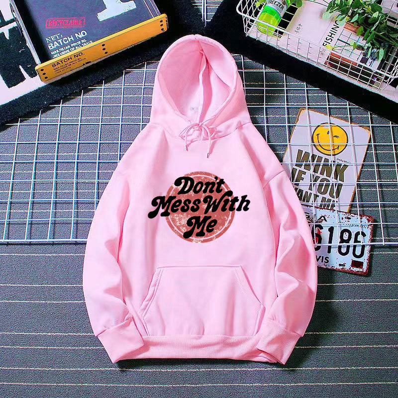 Women's hoodie with creative statement design Chic & Stil