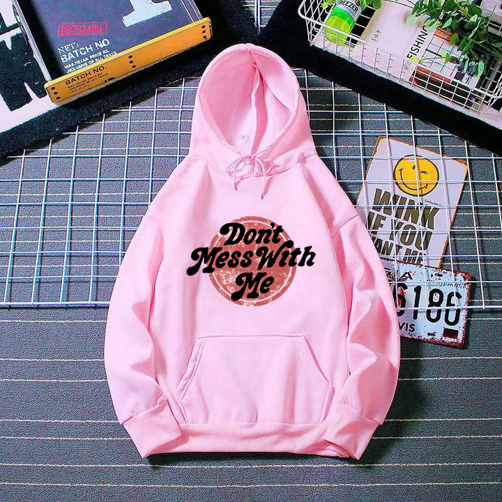 Women's hoodie with creative statement design Chic & Stil