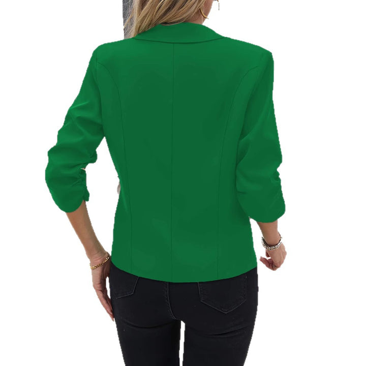 Elegant stretch jacket for women with loop sleeves and modern details Lune London