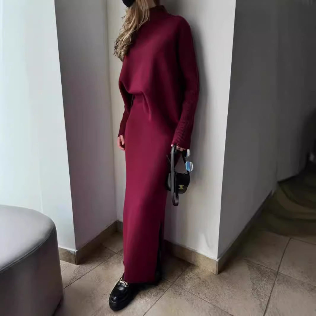 Robe en tricot pour femmes dans une coupe décontractée surdimensionnée Chic & Stil