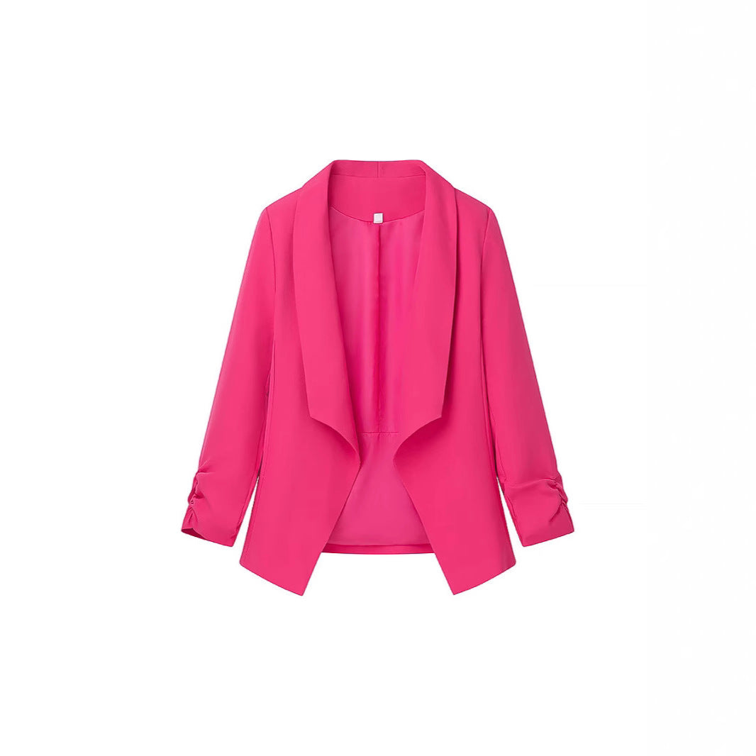 Dames Veste Blazer Élégante avec Coupe Décontractée et Manches Basses Chic & Stil