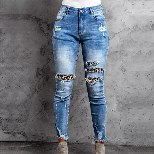 Skinny jeans for women with exciting Destroyed details Lune London