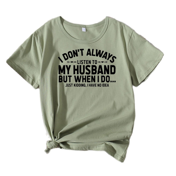 Women humorous quote T-shirt Lune London