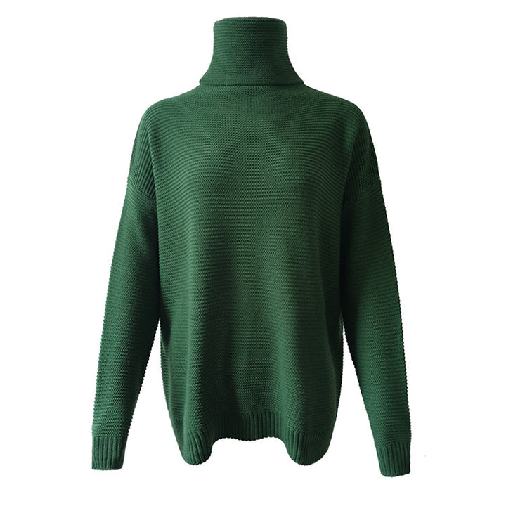 Chunky knit sweater for women with a turtleneck and relaxed fit Lune London