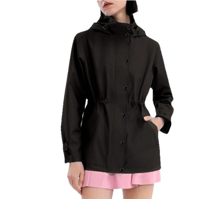 Veste de transition pour femme avec cordon de taille ajustable et poches pratiques Chic & Stil
