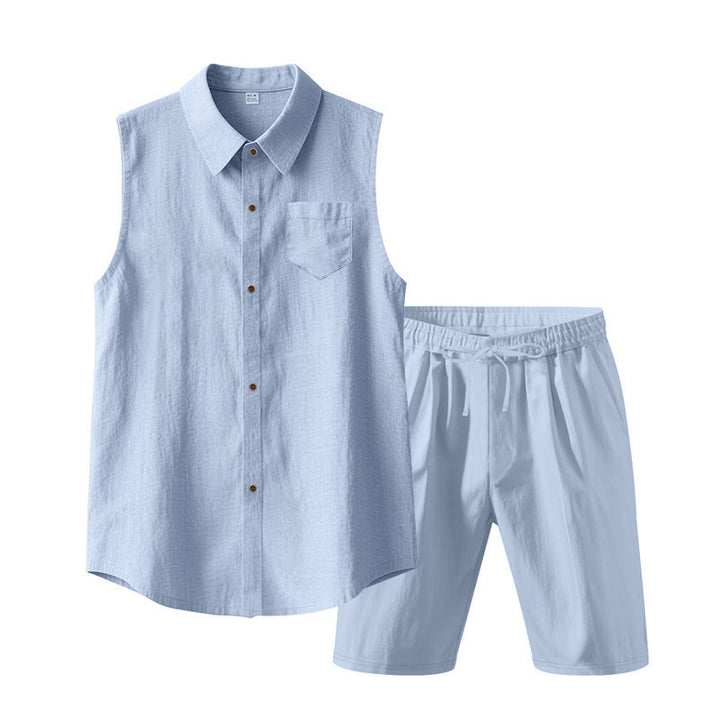 Casual summer set for women with sleeveless top and shorts Lune London
