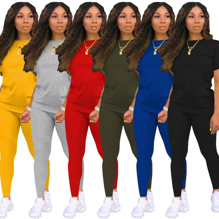 Women's sports set with T-shirt and leggings Lune London
