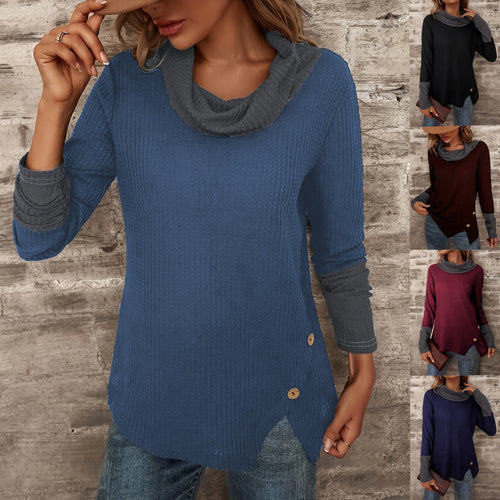 Sweater women with trendy collar Lune London