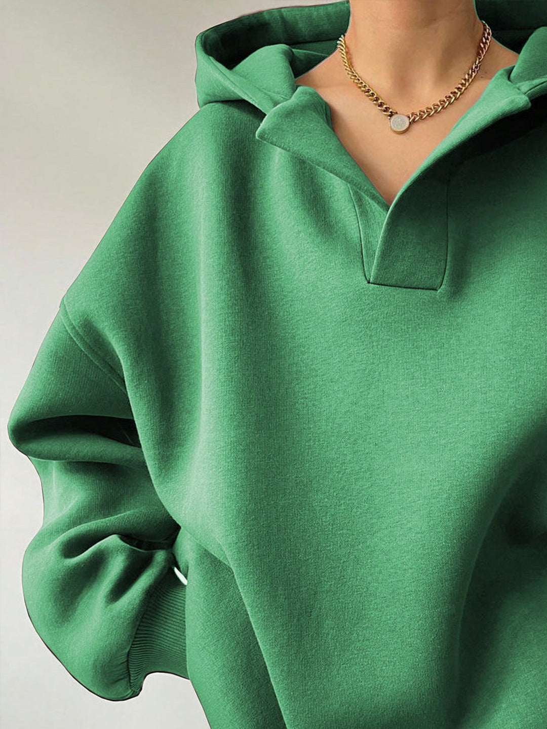 Ladies Oversized Hoodie with Unique Lune London