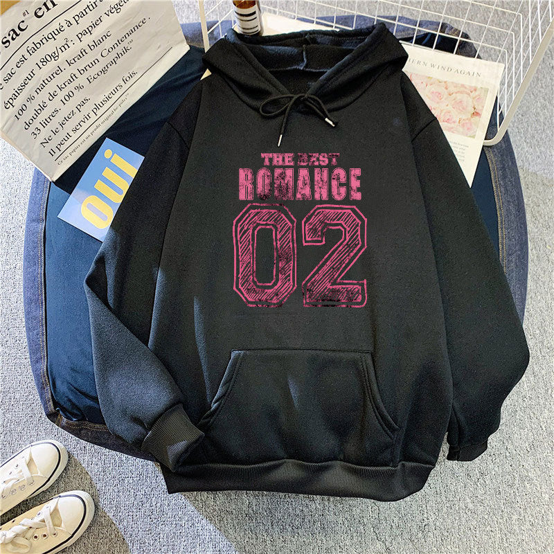 Women's casual hoodie with stylish print Chic & Stil