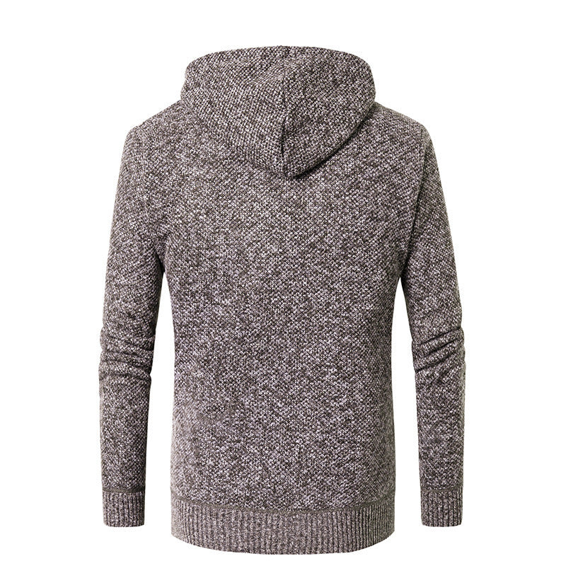 Men's Modern Cardigan with Hood and Soft Inner Lining Lune London