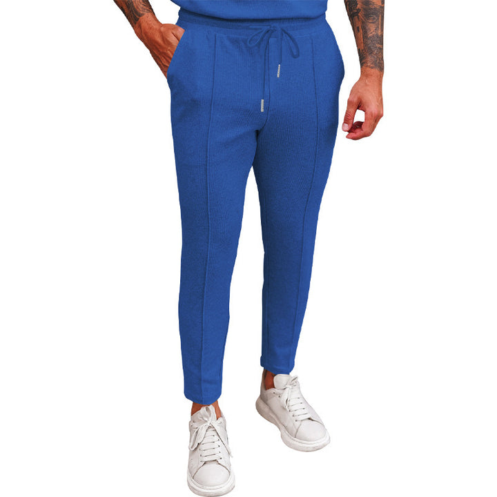 Sports jogger pants for men with elastic waistband and zip pockets Lune London