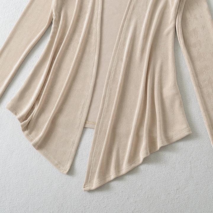 Ladies elegant, asymmetric cardigan Lune London