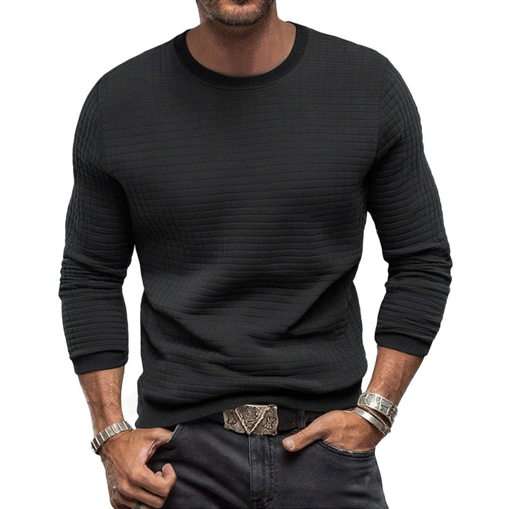 Men's sweatshirt with textured surface material Lune London