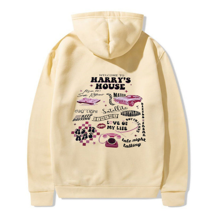 Women's Hooded Sweatshirt with Unique Graphic Design Lune London
