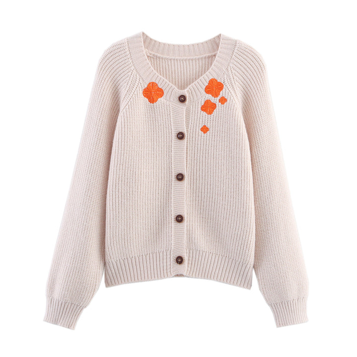 Women's vest with carefully crafted floral embroidery Lune London