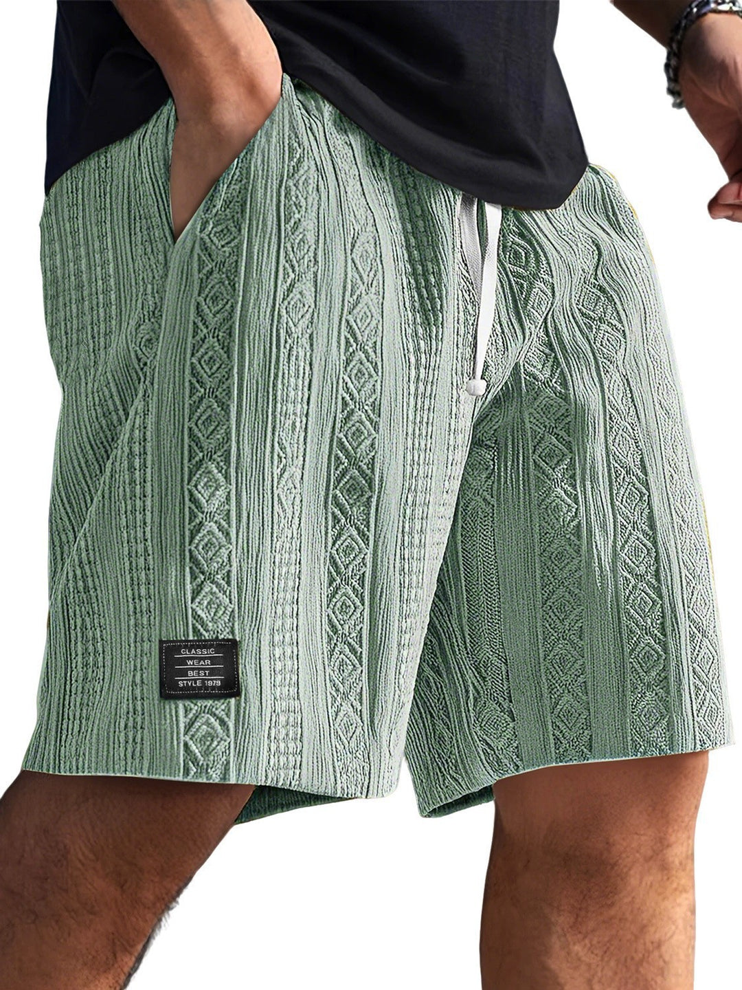 Men's Stylish Leisure Pants in Casual Knit Design Lune London