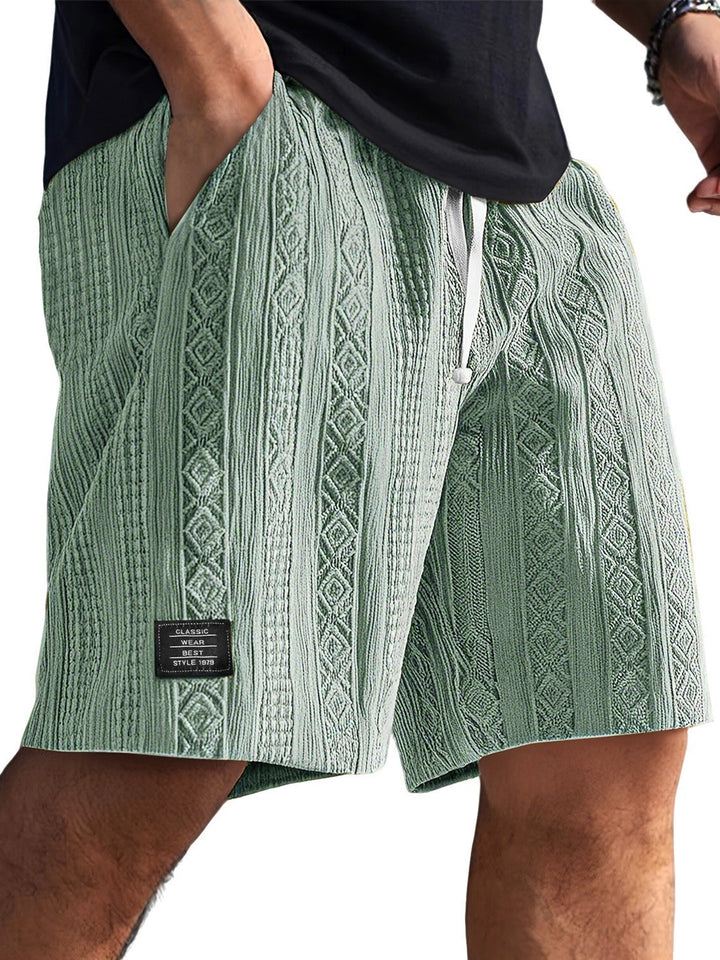Men's Stylish Leisure Pants in Casual Knit Design Lune London