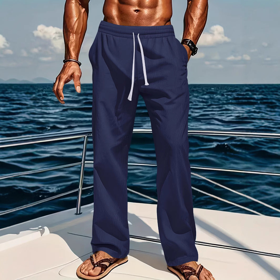 Men's comfortable leisure pants with elastic waist Chic & Stil
