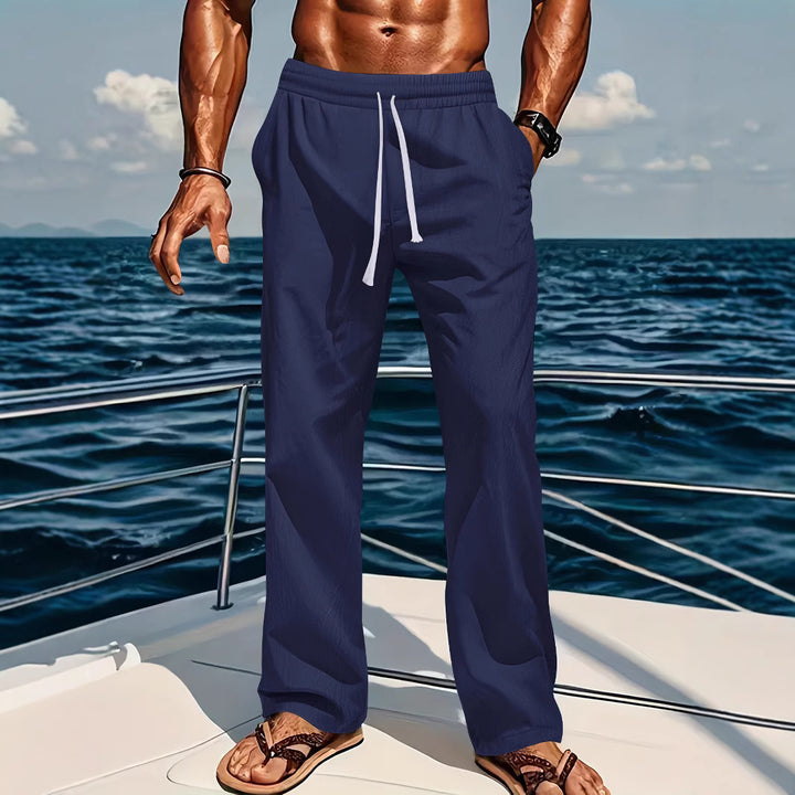 Men's comfortable leisure pants with elastic waist Chic & Stil