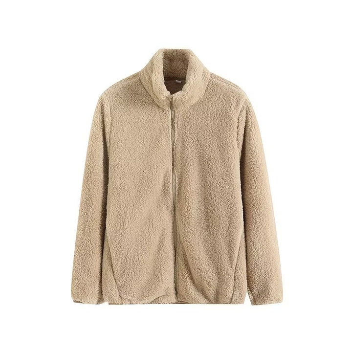 Veste en polaire pour femme avec col haut et doublure intérieure douce Chic & Stil