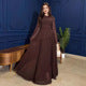 Women's Gala Maxi Dress Bell Sleeves Tiered Skirt