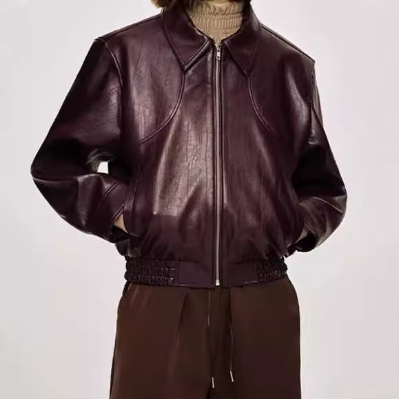 Faux leather jacket for women with a distinctive cut Lune London