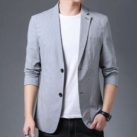 Casual blazer for men in textured fabric Lune London