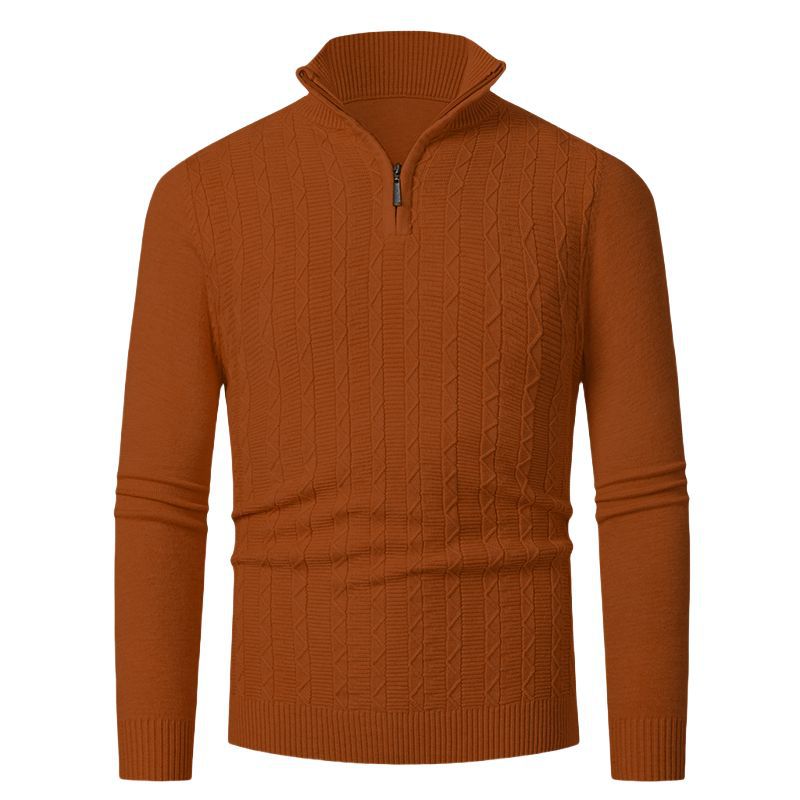 Lune London high collar knitted sweater for men