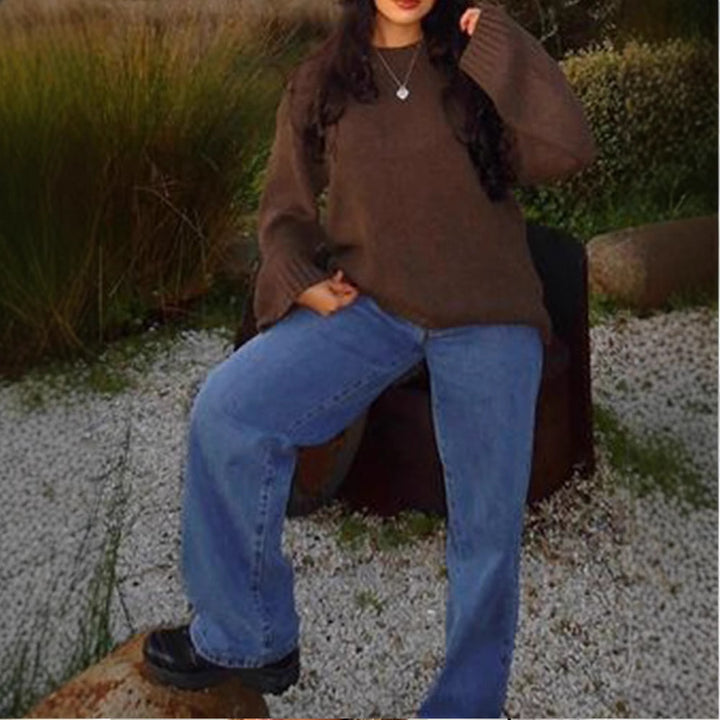 Oversized sweater for women in soft knit Lune London