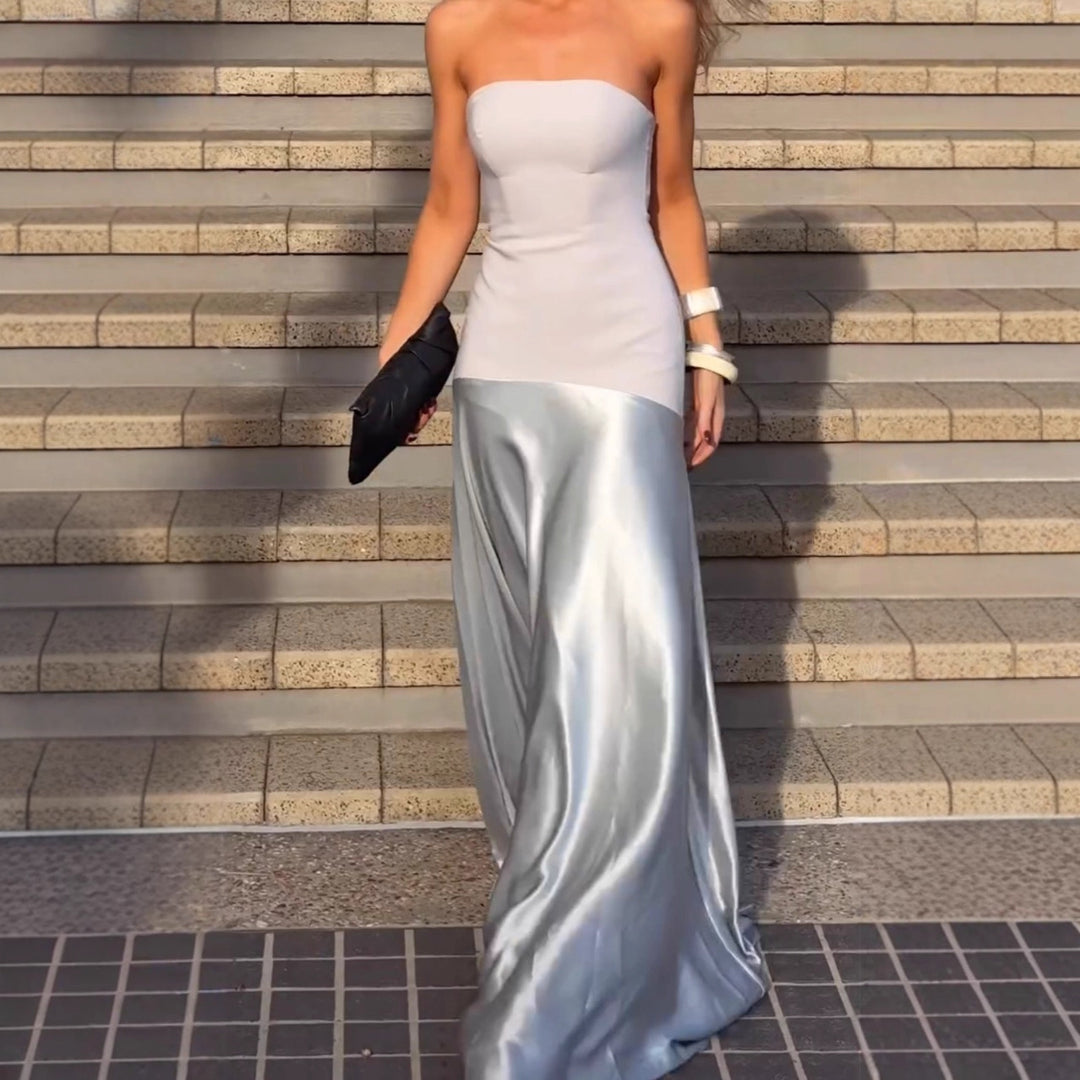 Women's evening dress with elegant fit and shimmering skirt Lune London