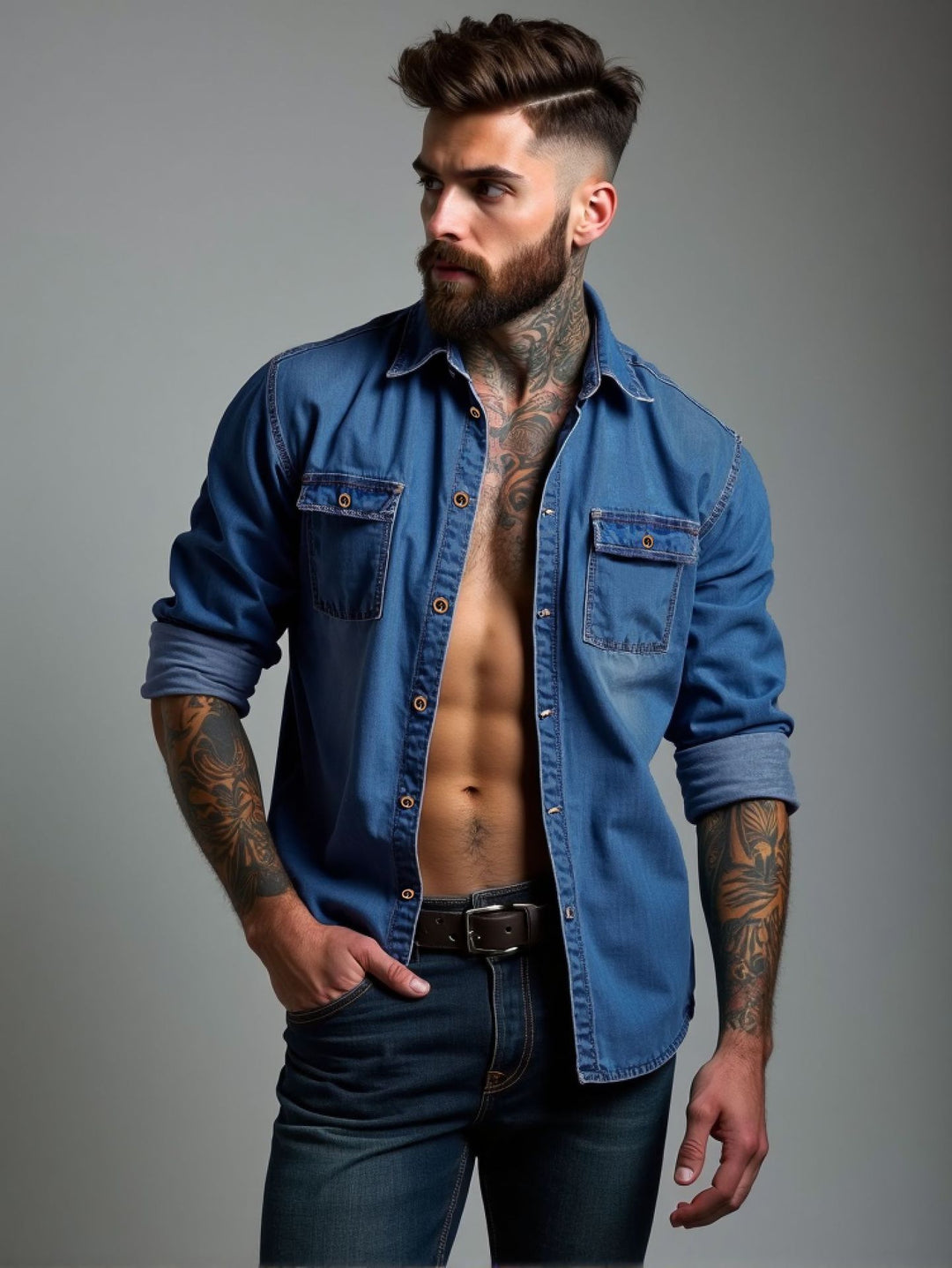 Lune London Casual Cotton Shirt for Men