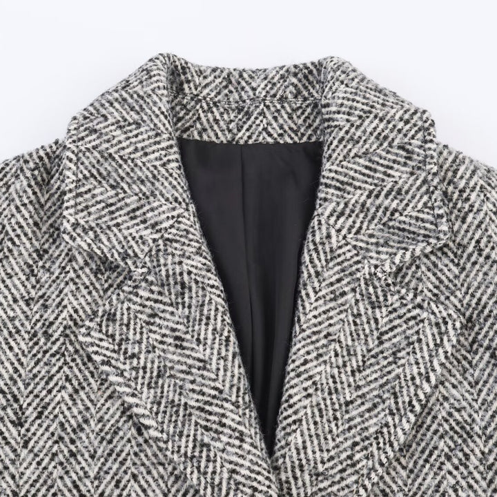 Manteau en laine oversize classique pour femmes Chic & Stil