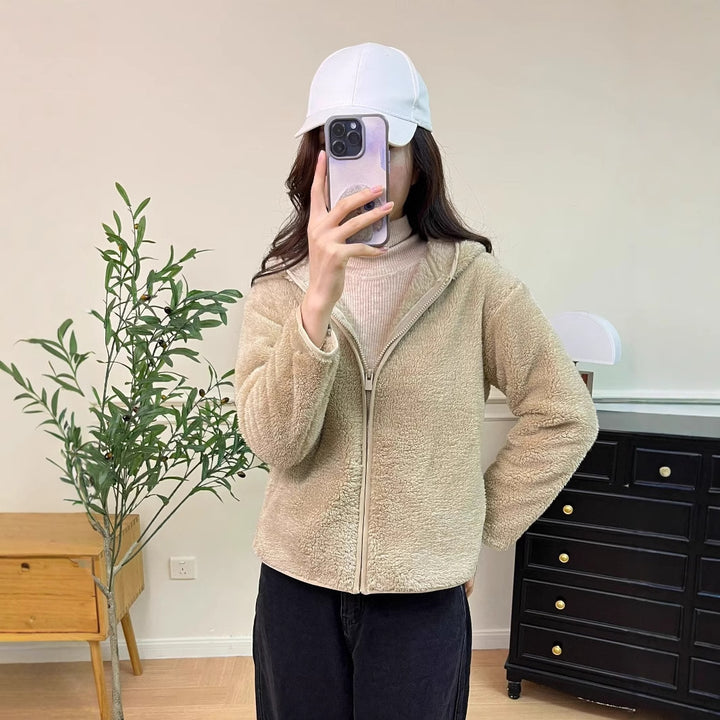 Veste en polaire pour femme, confortable et respirante, avec fermeture éclair intégrale Chic & Stil