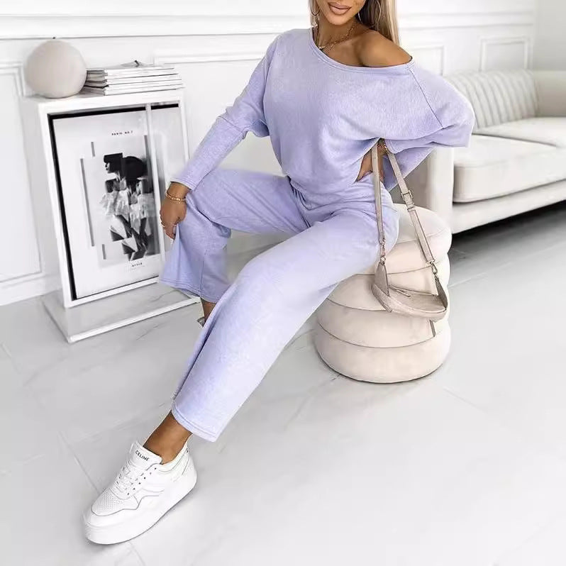 Ladies elegant and casual loungewear set with a loose fit Lune London