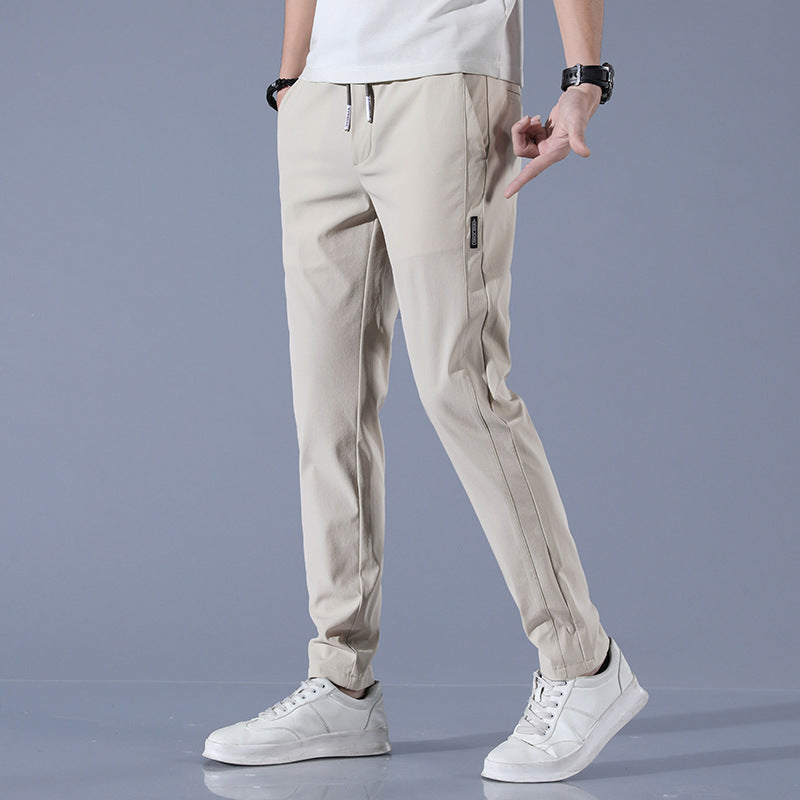 Men's sports pants with adjustable drawstring and zippered pockets on the sides Lune London