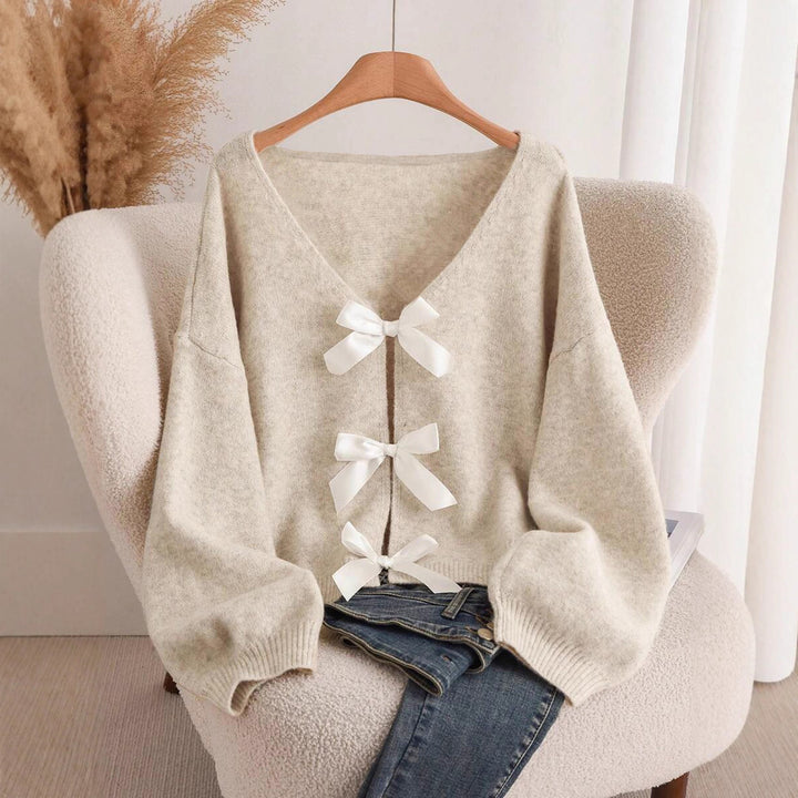 Ladies Chic V Neck Sweater