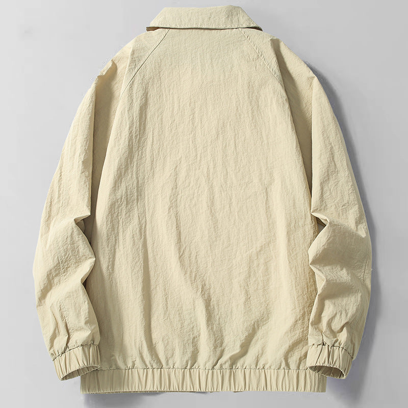 Lightweight transition jacket for men with elastic edges Lune London
