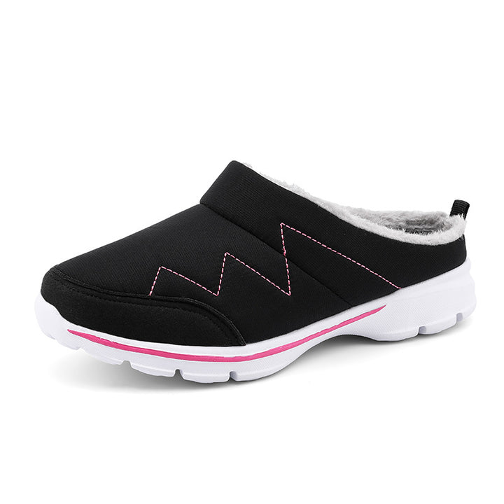 Slippers for women with non-slip sole and elastic shaft Lune London