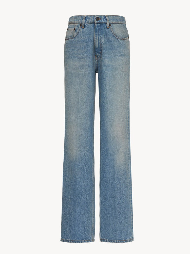 Jeans larges hautes Chic & Stil pour femmes