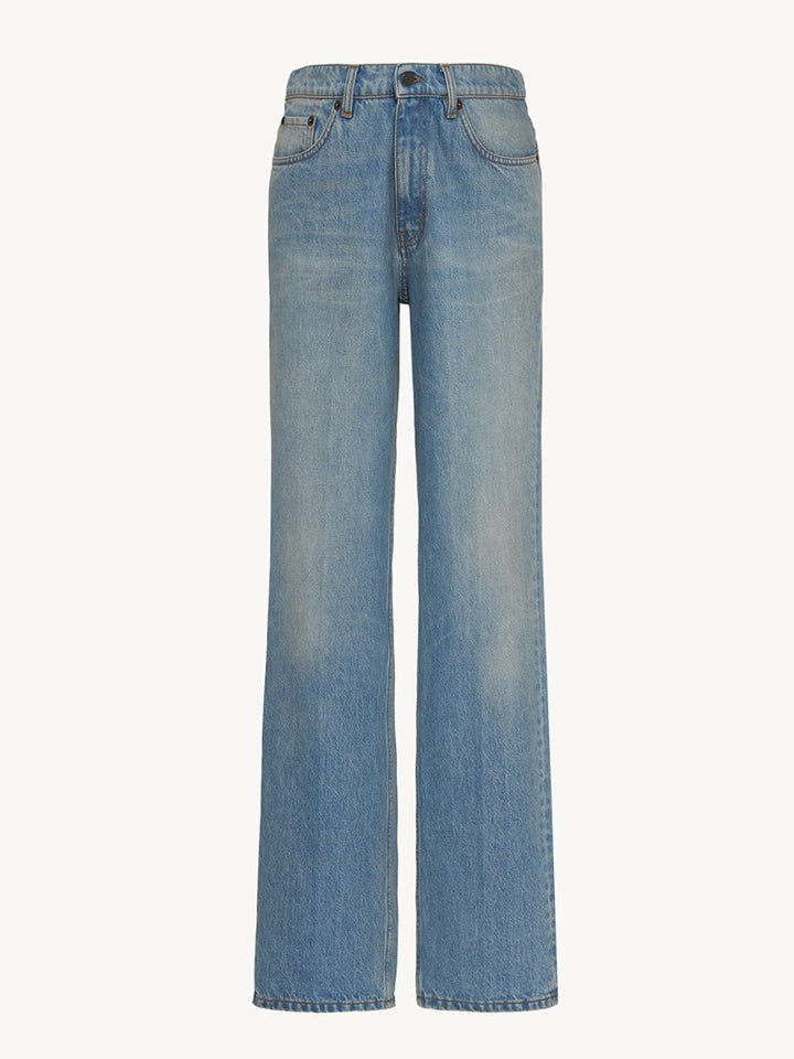 Jeans larges hautes Chic & Stil pour femmes