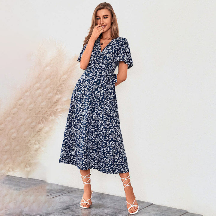 Lune London Wrap Maxi Dress for Women