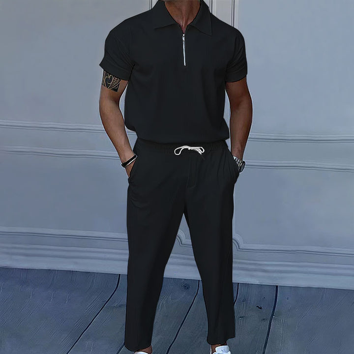 Men's shorts with zipper and elastic waist Lune London