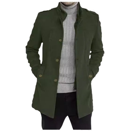 Fashionable leisure jacket for men with protective collar and practical side pockets Lune London